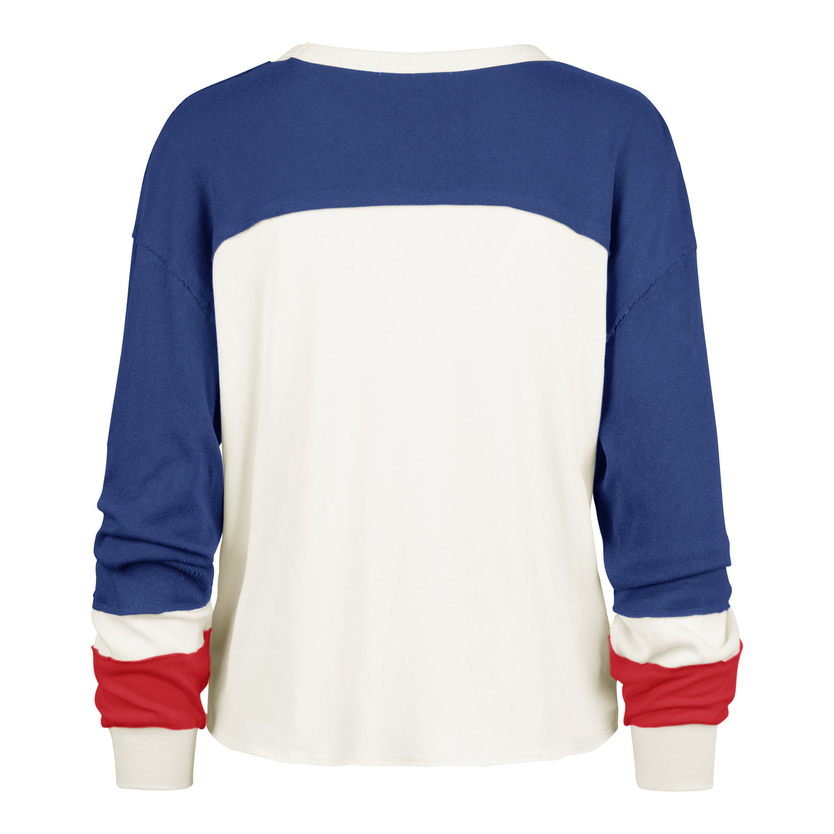 NEW ENGLAND PATRIOTS HISTORIC GRIDIRON CURVE '47 TONI LONG SLEEVE TEE WOMENS