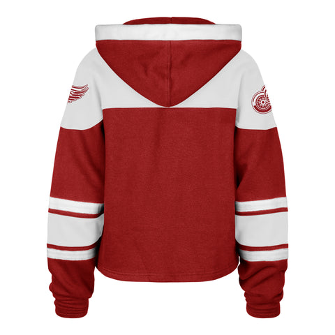 DETROIT RED WINGS CROPPED SUPERIOR '47 LACER HOOD WOMENS