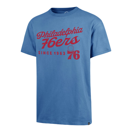 PHILADELPHIA 76ERS DUSTED CARRICK '47 RIVER TEE