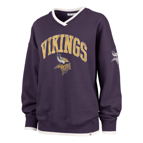 MINNESOTA VIKINGS CLUBHOUSE DAZE EIGHTIES '47 PULLOVER WOMENS