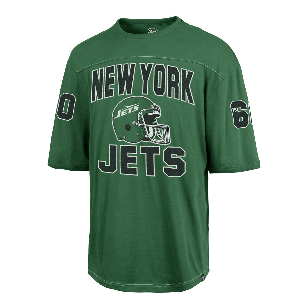 NEW YORK JETS HISTORIC GRIDIRON RUSH '47 BRIGHTON TEE