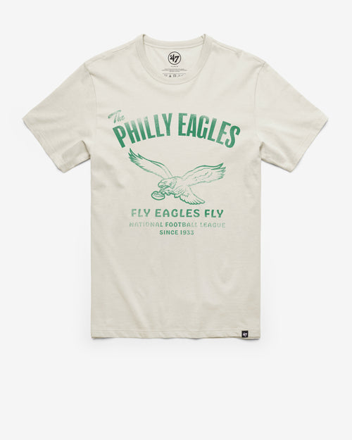 PHILADELPHIA EAGLES HISTORIC WIDE OPEN '47 FRANKLIN TEE