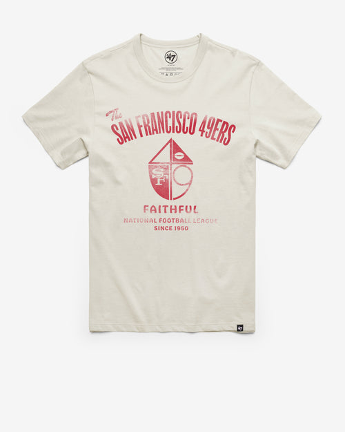 SAN FRANCISCO 49ERS HISTORIC WIDE OPEN '47 FRANKLIN TEE