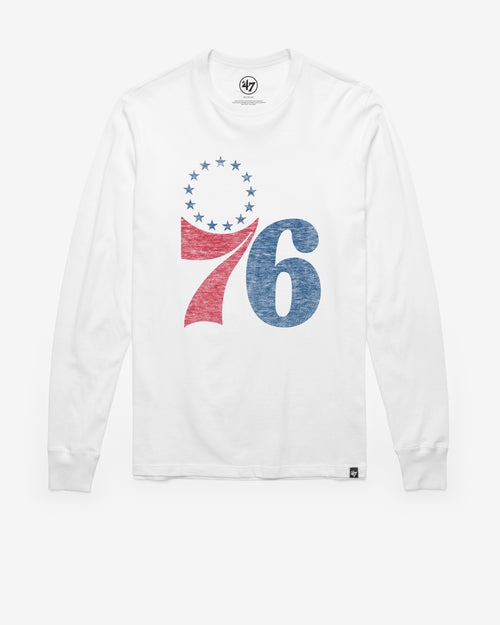 PHILADELPHIA 76ERS PREMIER '47 FRANKLIN LONG SLEEVE TEE