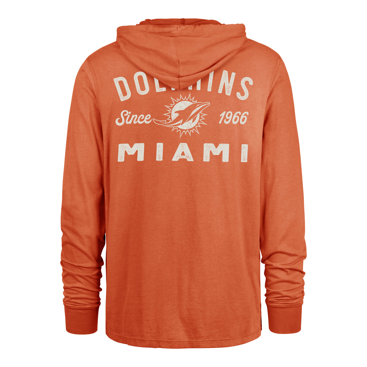 MIAMI DOLPHINS DUSTED OVERHAND '47 RIVER JERSEY HOOD