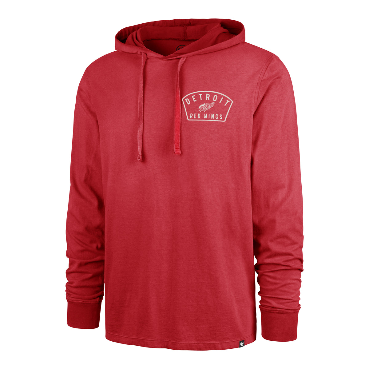 DETROIT RED WINGS DUSTED OVERHAND '47 RIVER JERSEY HOOD