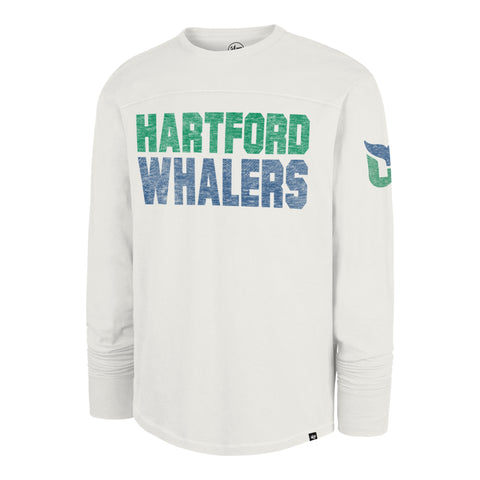 HARTFORD WHALERS VINTAGE ARENA STACK '47 BRIGHTON LONG SLEEVE TEE