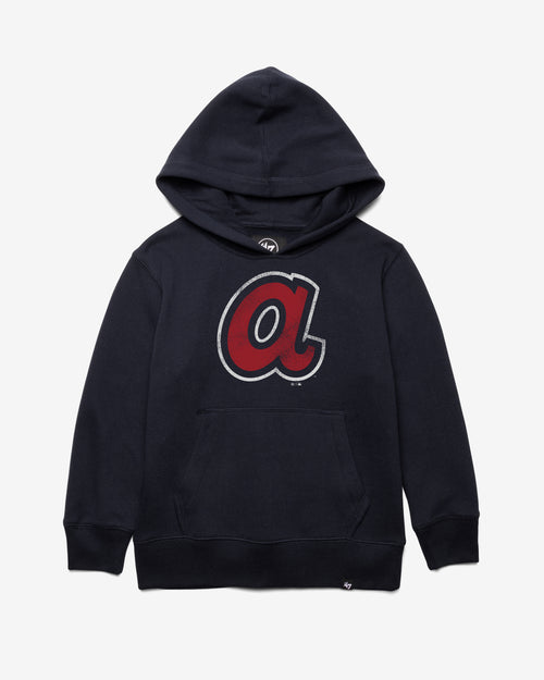 ATLANTA BRAVES DISTRESSED '47 IMPRINT HEADLNE HOOD KIDS