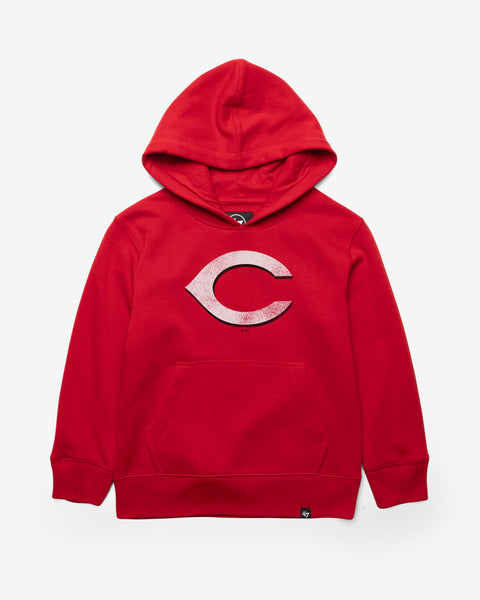 CINCINNATI REDS DISTRESSED IMPRINT '47 HEADLNE HOOD KIDS