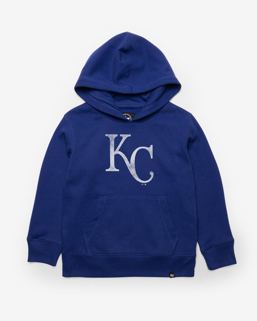 KANSAS CITY ROYALS DISTRESSED IMPRINT '47 HEADLINE HOOD KIDS