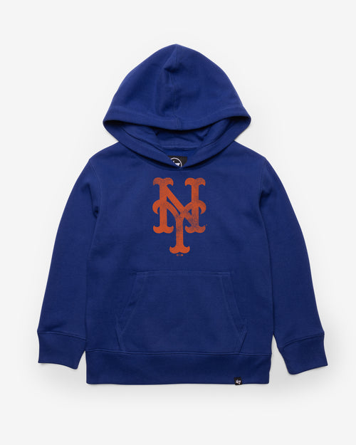 NEW YORK METS DISTRESSED IMPRINT '47 HEADLINE HOOD KIDS