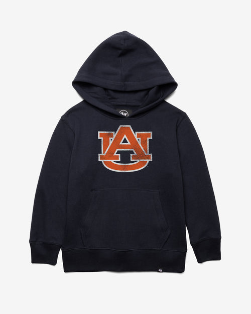 AUBURN TIGERS DISTRESSED IMPRINT '47 HEADLINE HOODS KIDS