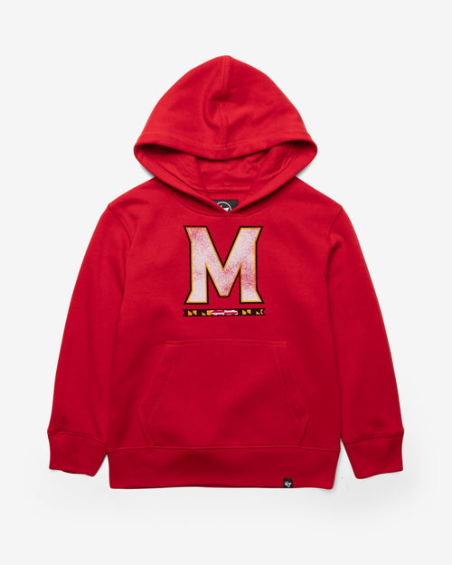 MARYLAND TERRAPINS DISTRESSED IMPRINT '47 HEADLINE HOOD KIDS