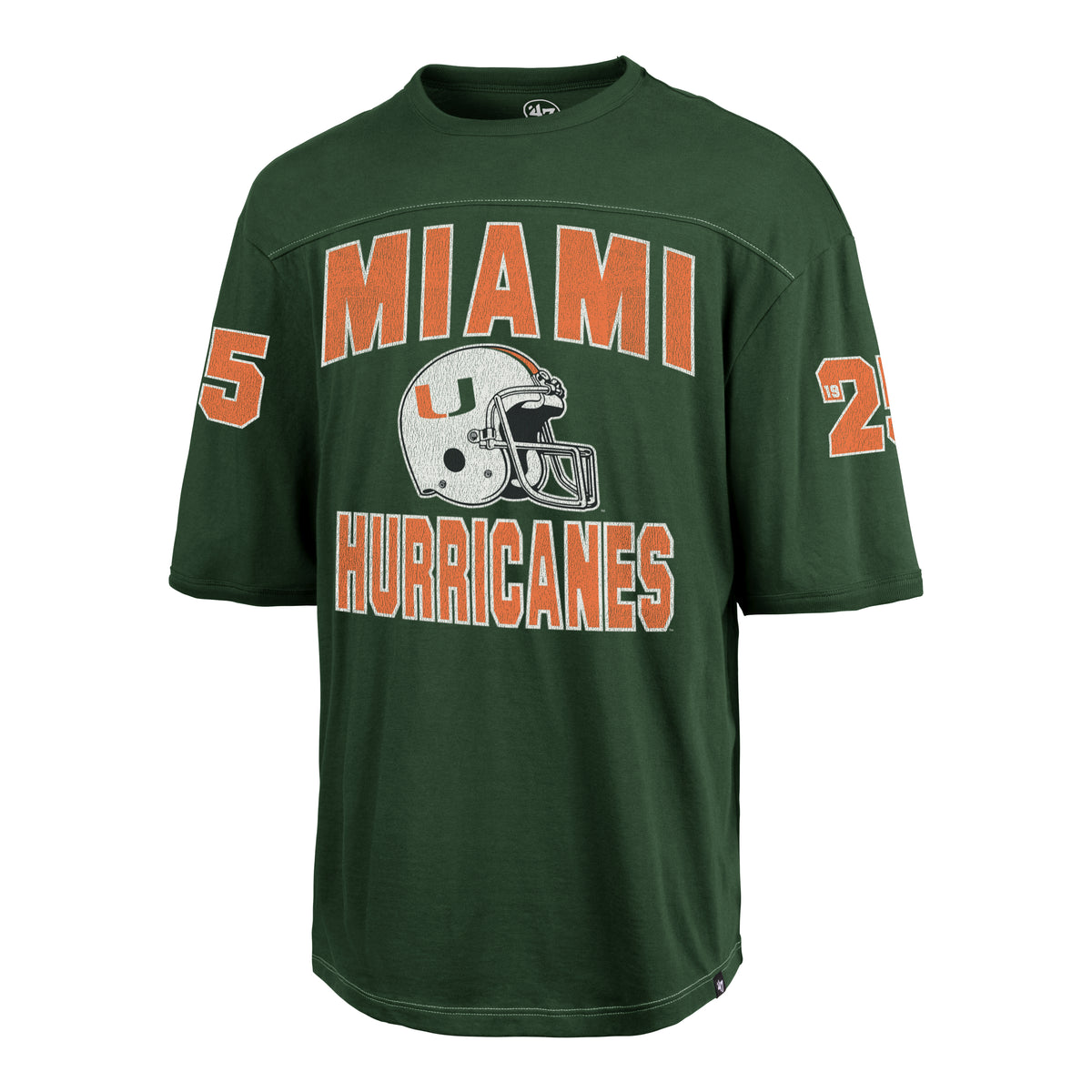 MIAMI HURRICANES GRIDIRON RUSH '47 BRIGHTON TEE