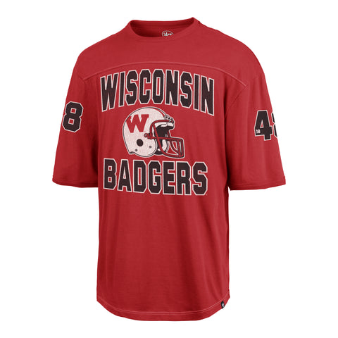 WISCONSIN BADGERS GRIDIRON RUSH '47 BRIGHTON TEE