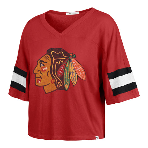 CHICAGO BLACKHAWKS ARENA PREMIER '47 SCOUT CROP TEE WOMENS