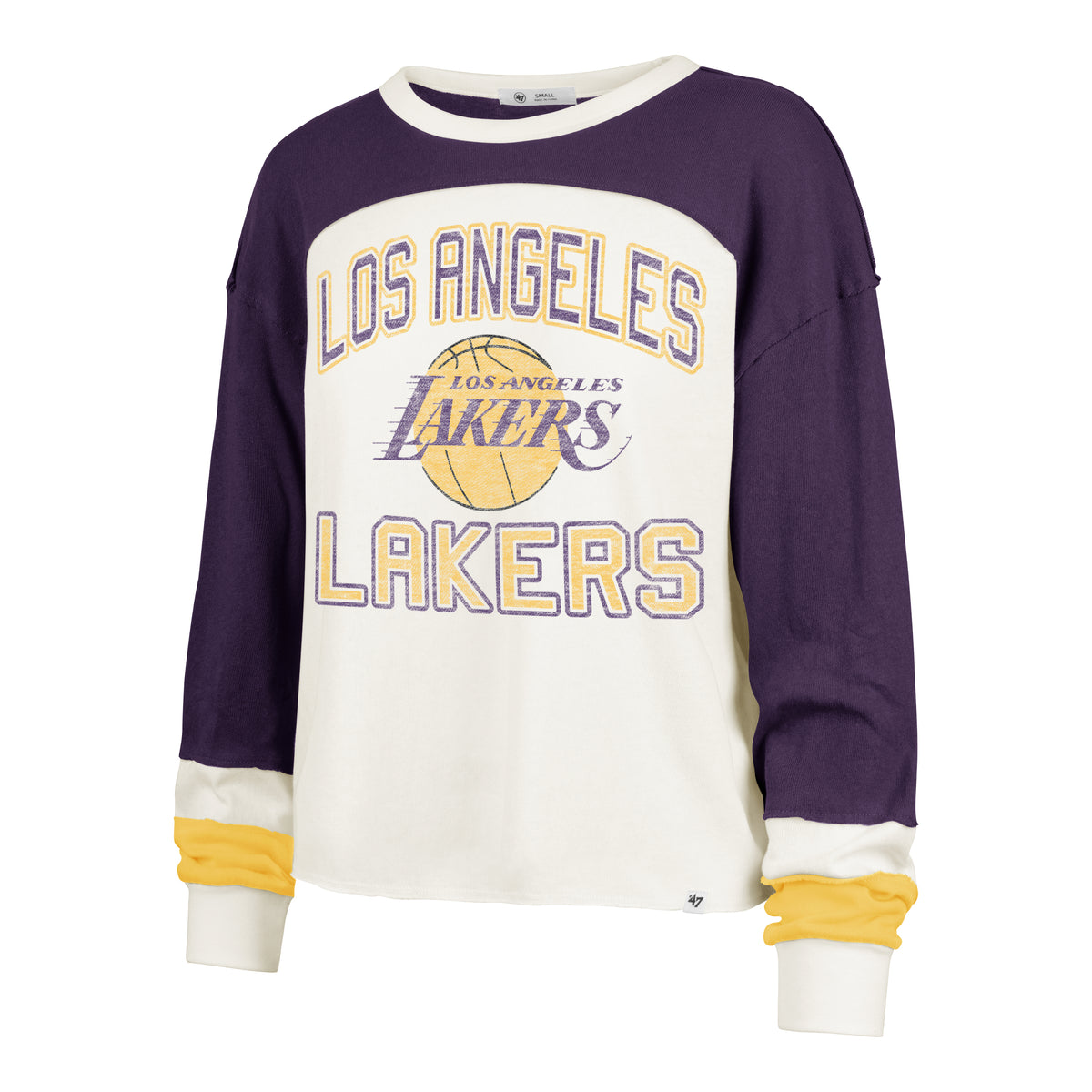 LOS ANGELES LAKERS ARENA CURVE '47 TONI LONG SLEEVE TEE WOMEN