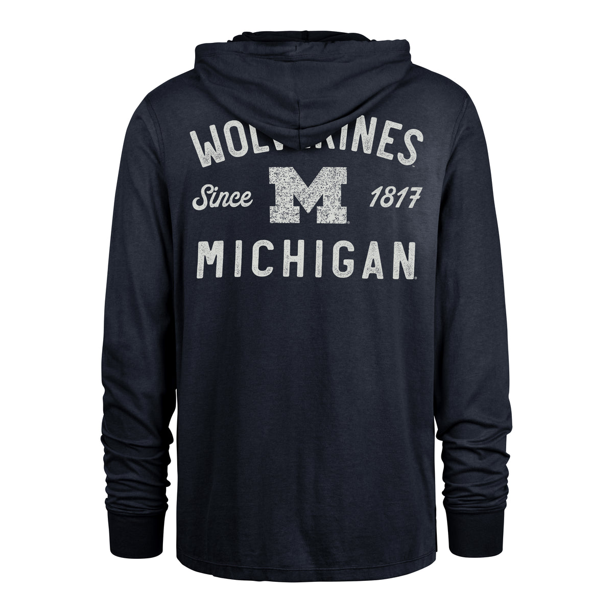 MICHIGAN WOLVERINES DUSTED OVERHAND '47 RIVER JERSEY HOOD