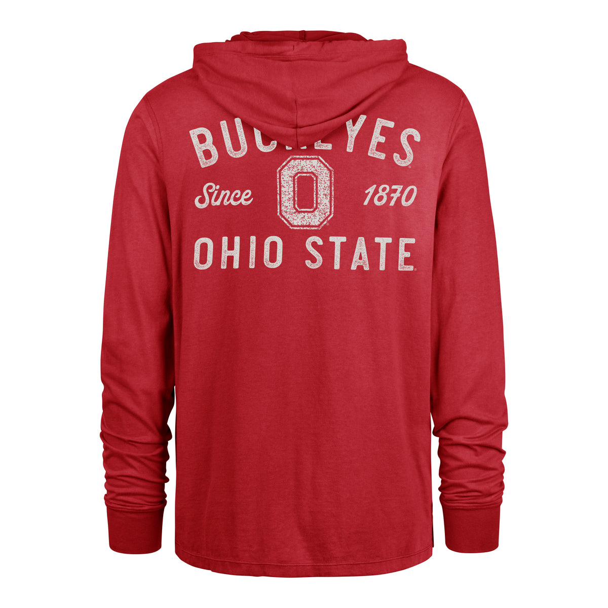 OHIO STATE BUCKEYES DUSTED OVERHAND '47 RIVER JERSEY HOOD