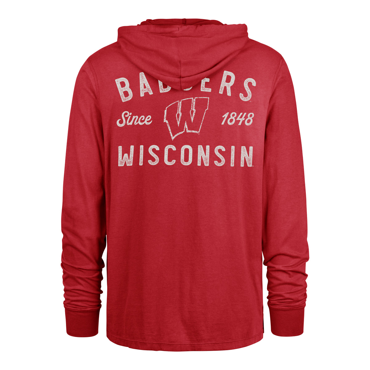 WISCONSIN BADGERS DUSTED OVERHAND '47 RIVER JERSEY HOOD