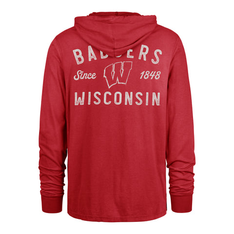 WISCONSIN BADGERS DUSTED OVERHAND '47 RIVER JERSEY HOOD