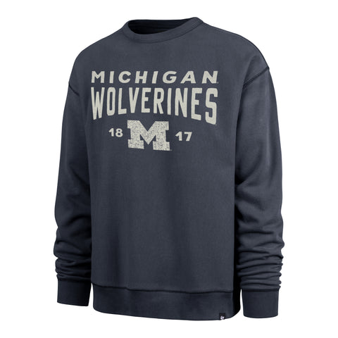 MICHIGAN WOLVERINES DUSTED WINDSOR '47 RIVER CREW