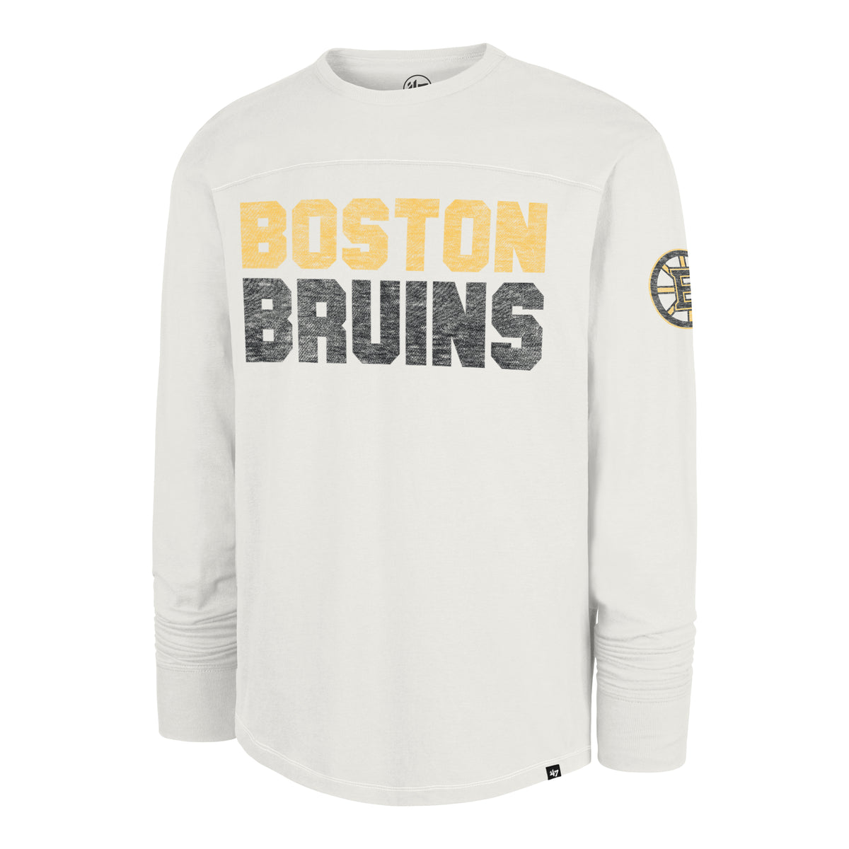 BOSTON BRUINS ARENA STACK '47 BRIGHTON LONG SLEEVE TEE