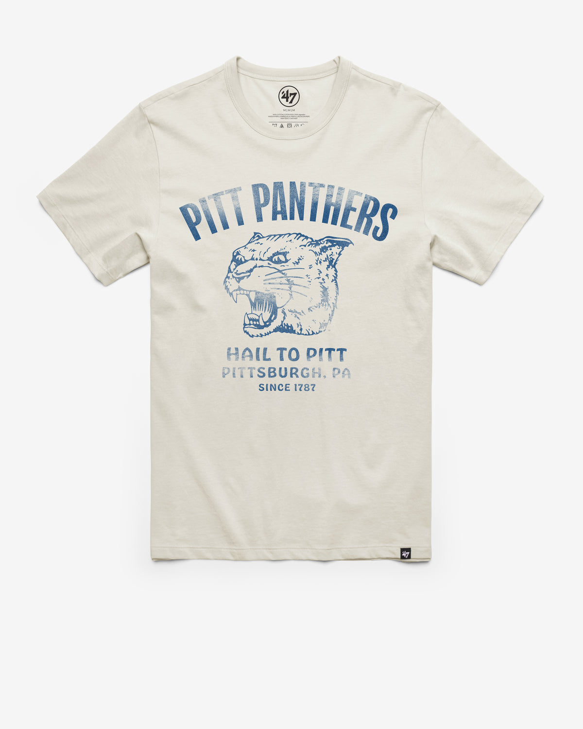 PITTSBURGH PANTHERS VINTAGE WIDE OPEN '47 FRANKLIN TEE