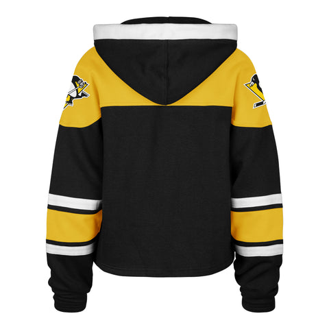 PITTSBURGH PENGUINS CROPPED SUPERIOR '47 LACER HOOD WOMENS