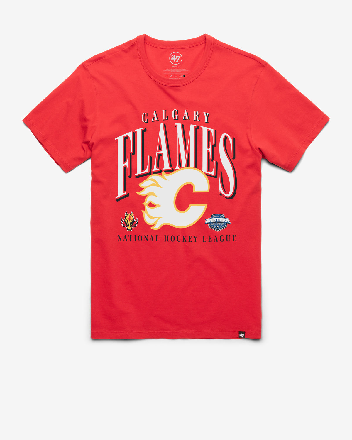 CALGARY FLAMES CREASE '47 FRANKLIN TEE