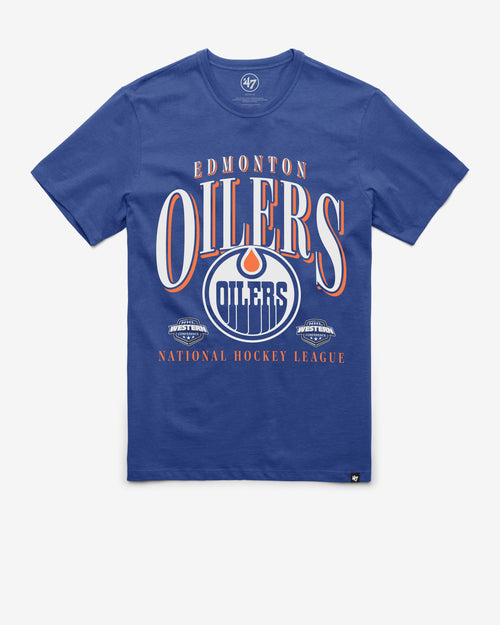 EDMONTON OILERS CREASE '47 FRANKLIN TEE