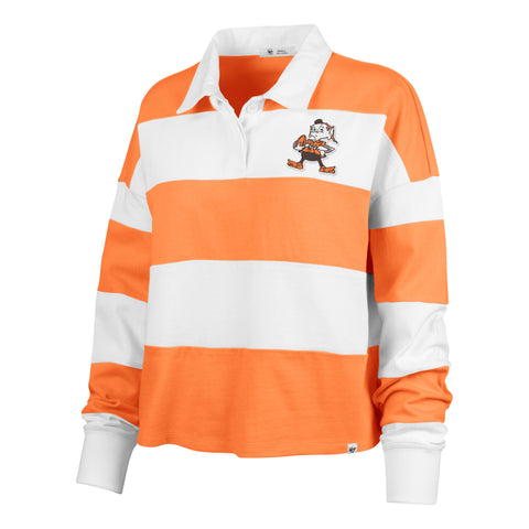 CLEVELAND BROWNS HISTORIC CLUBHOUSE HALL '47 RAVEN RUGBY WOMENS