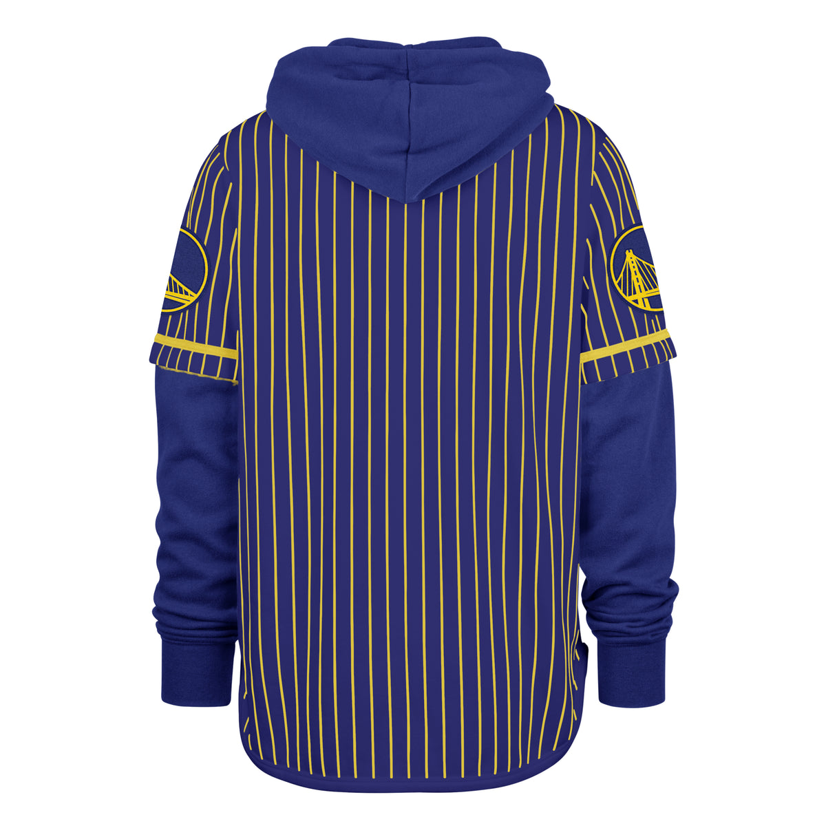 GOLDEN STATE WARRIORS PINSTRIPE '47 SHORTSTOP PULLOVER HOOD