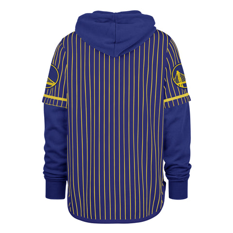 GOLDEN STATE WARRIORS PINSTRIPE '47 SHORTSTOP PULLOVER HOOD