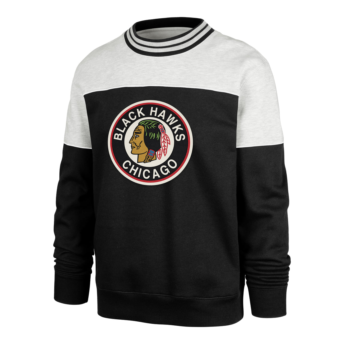 CHICAGO BLACKHAWKS VINTAGE SATIN LOCK '47 BRYSON CREW