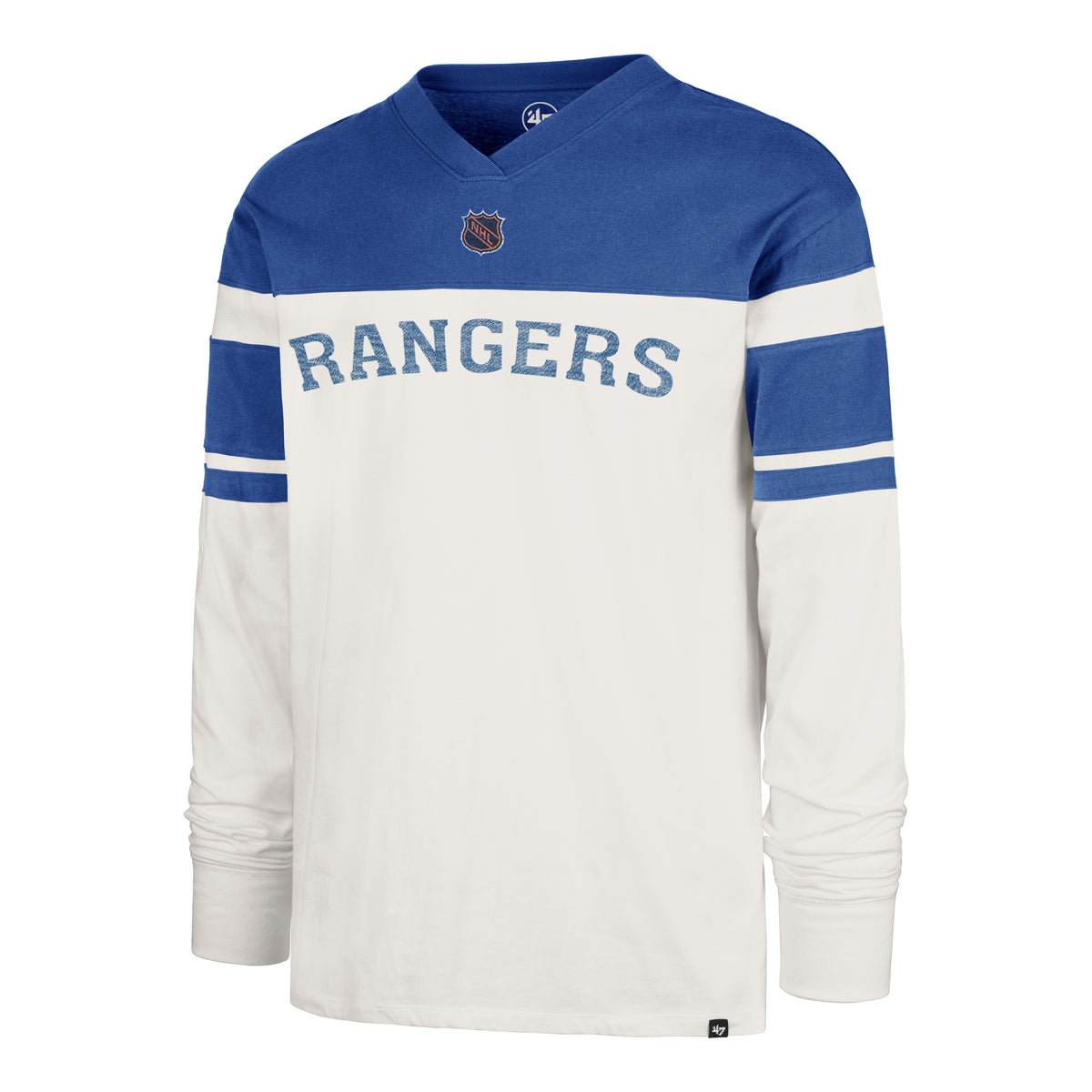 NEW YORK RANGERS VINTAGE ICE BLOCK '47 SOUTHIE LONG SLEEVE TEE