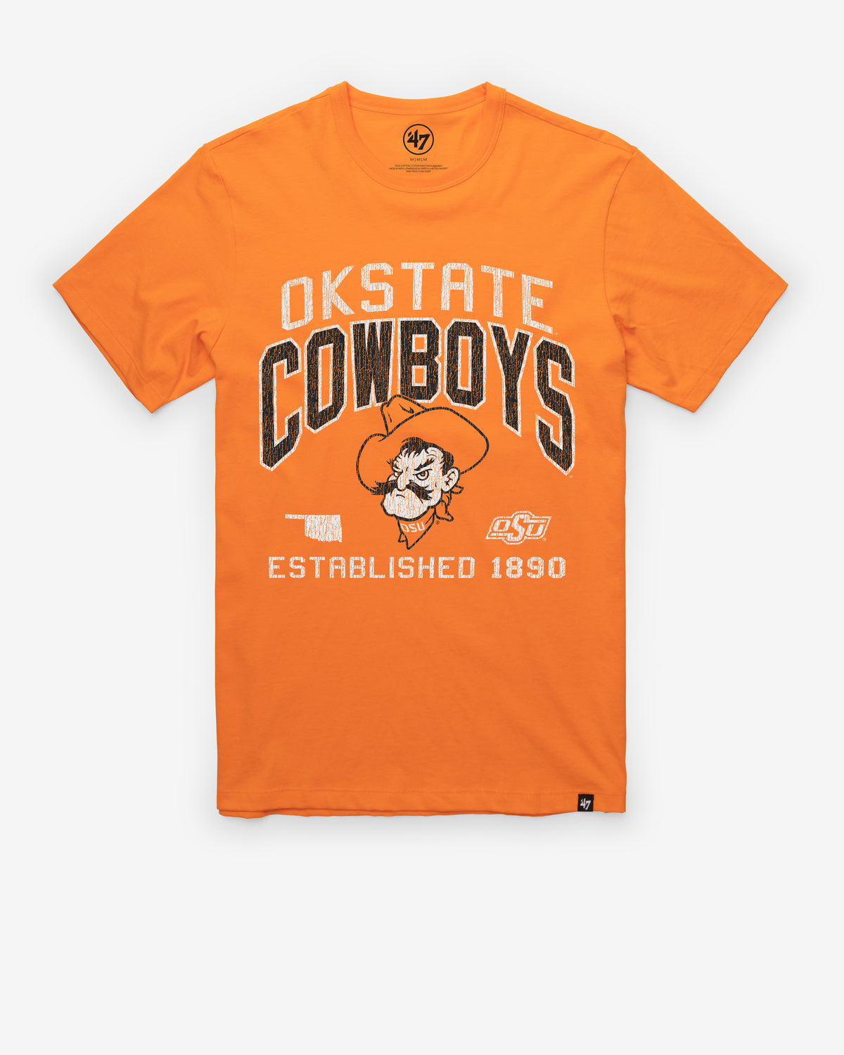 OKLAHOMA STATE COWBOYS TURNED UP '47 FRANKLIN TEE