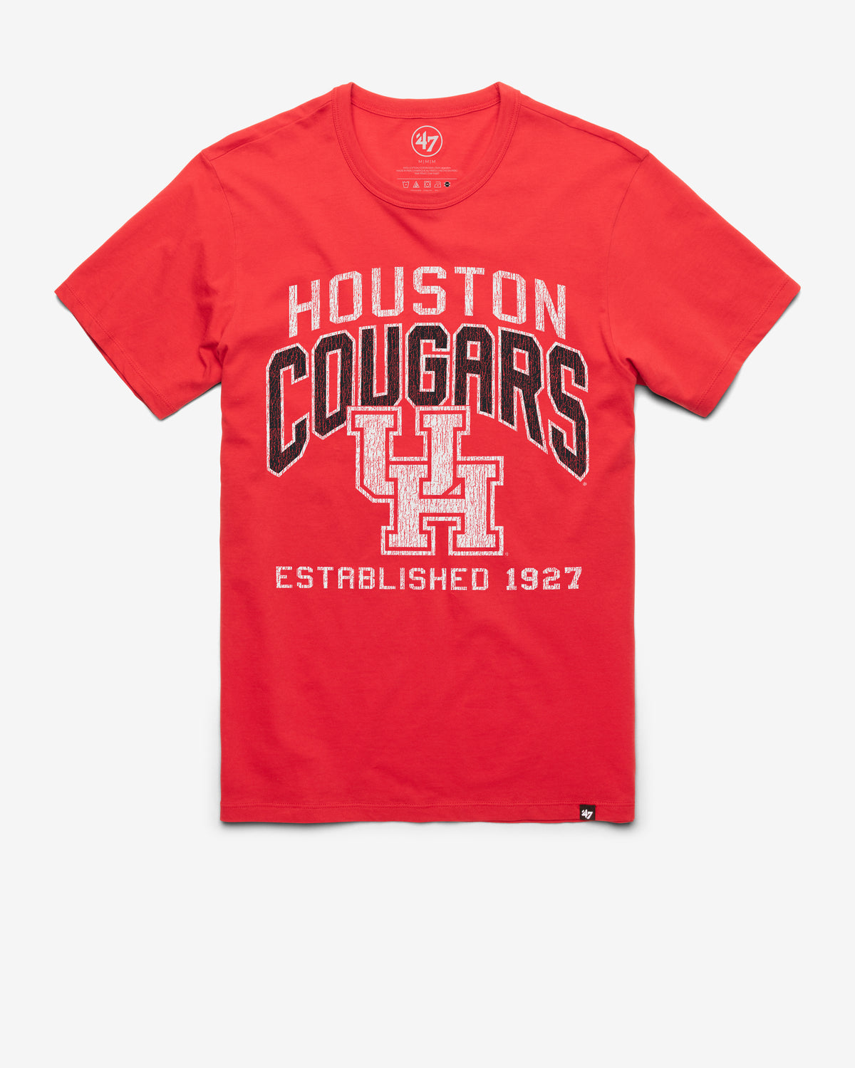 HOUSTON COUGARS TURNED UP '47 FRANKLIN TEE