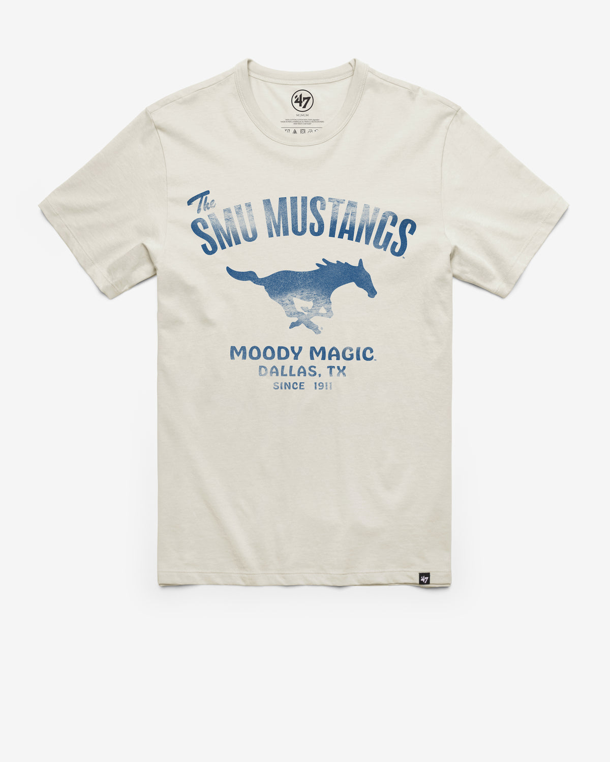 SOUTHERN METHODIST MUSTANGS SMU WIDE OPEN '47 FRANKLIN TEE