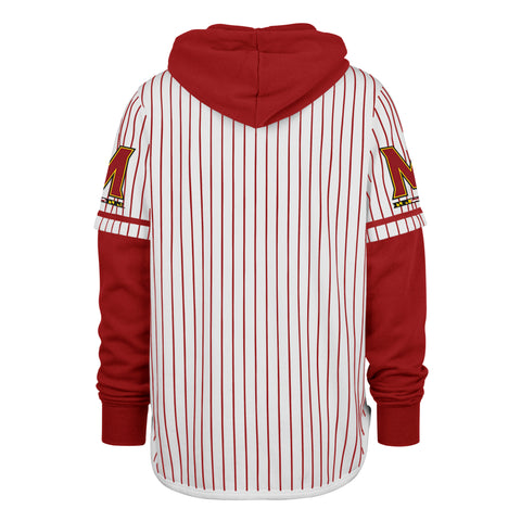 MARYLAND TERRAPINS PINSTRIPE '47 SHORTSTOP PULLOVER HOOD