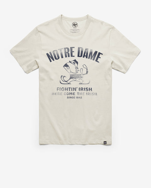 NOTRE DAME FIGHTIN IRISH VINTAGE WIDE OPEN '47 FRANKLIN TEE