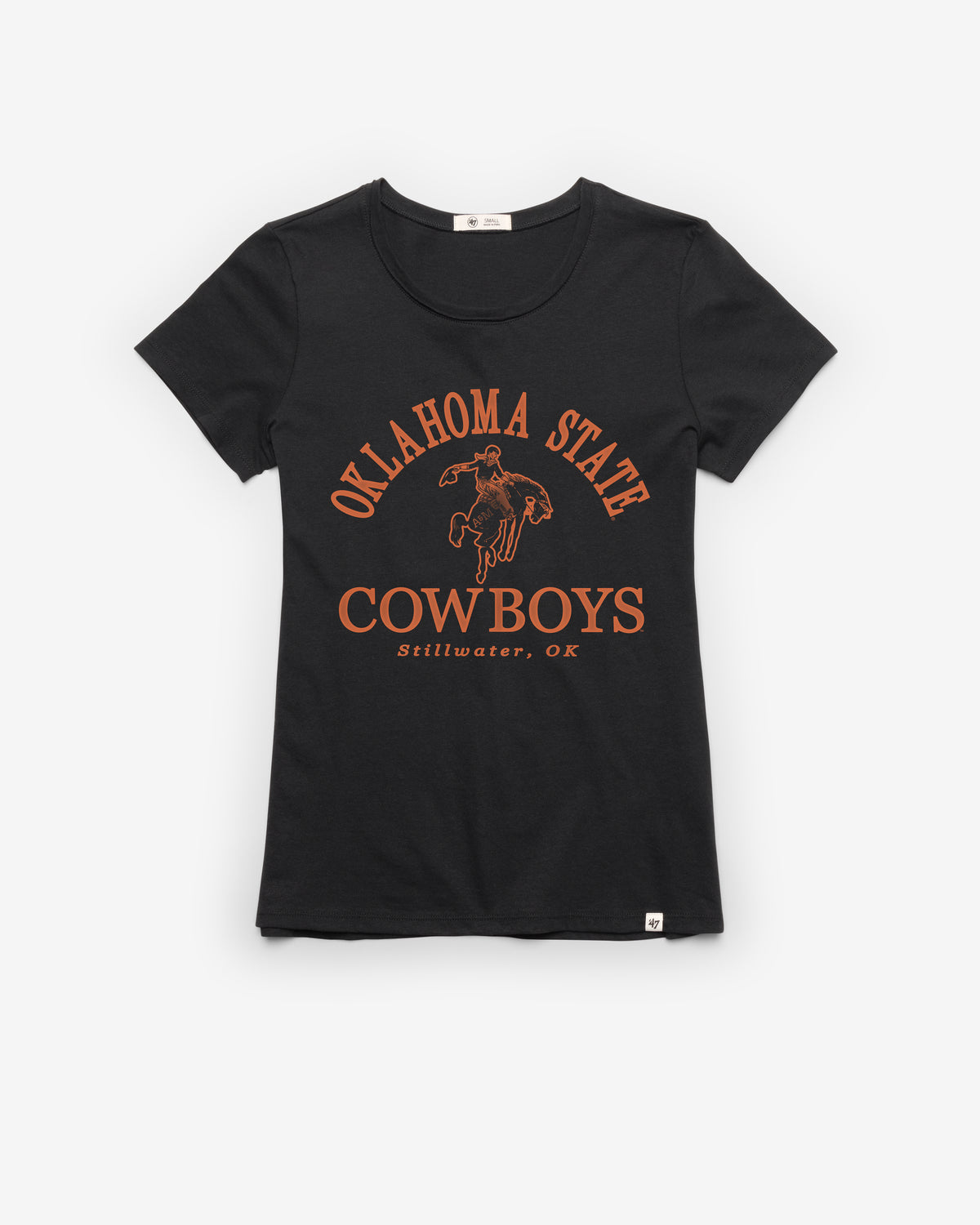 OKLAHOMA STATE COWBOYS VINTAGE FRESH START '47 FRANKIE TEE WOMENS