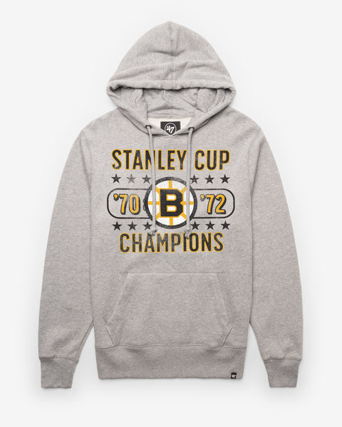 BOSTON BRUINS 100TH ANNIVERSARY BIG BAD BRUINS '47 HEADLINE PULLOVER HOOD