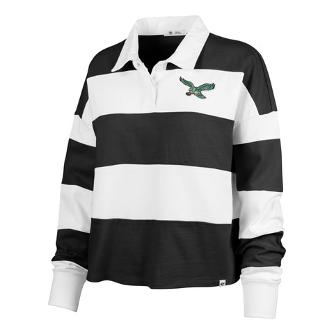 PHILADELPHIA EAGLES HISTORIC CLUBHOUSE HALL '47 RAVEN RUGBY WOMENS