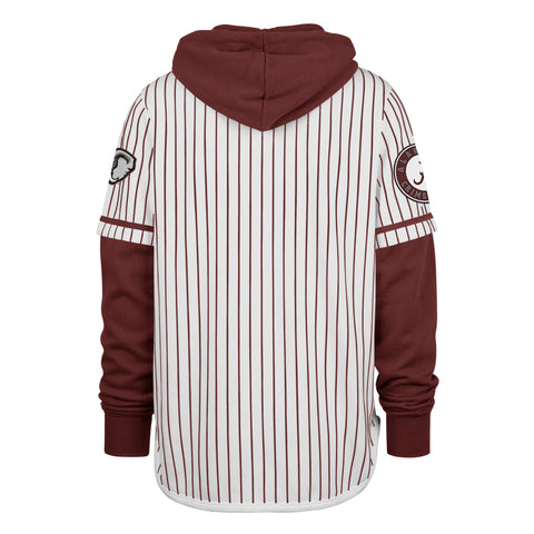 ALABAMA CRIMSON TIDE PINSTRIPE '47 SHORTSTOP PULLOVER HOOD