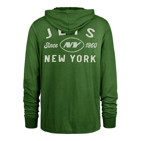 NEW YORK JETS DUSTED OVERHAND '47 RIVER JERSEY HOOD