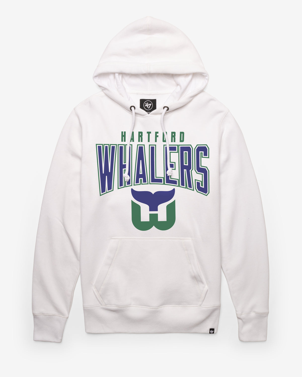 HARTFORD WHALERS VINTAGE TEAM ELEMENTS ARCH '47 HEADLINE HOOD