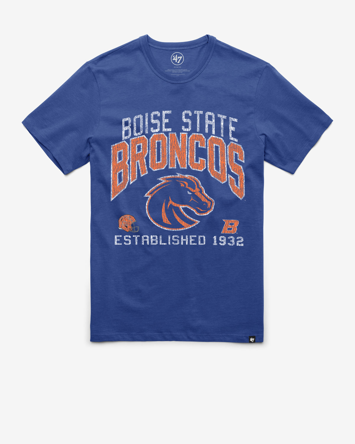 BOISE STATE BRONCOS TURNED UP '47 FRANKLIN TEE