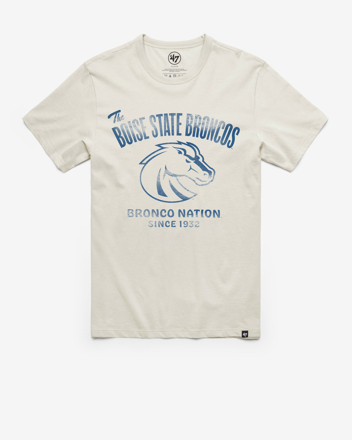 BOISE STATE BRONCOS WIDE OPEN '47 FRANKLIN TEE