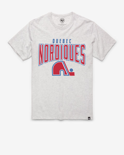 QUEBEC NORDIQUES VINTAGE TEAM ELEMENTS ARCH '47 FRANKLIN TEE